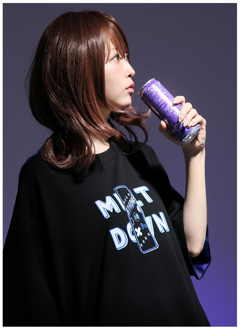 PUFFY サイン入り ALL BECAUSE OF YOU Tシャツ Lサイズ 大きいサイズ メンズ B＆T CLUB (ビーアンドティークラブ) 箔プリント