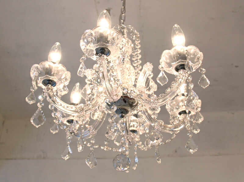 楽天市場】シャンデリア 6灯「サンクチュアリ」( Sanctuary)クリスタル