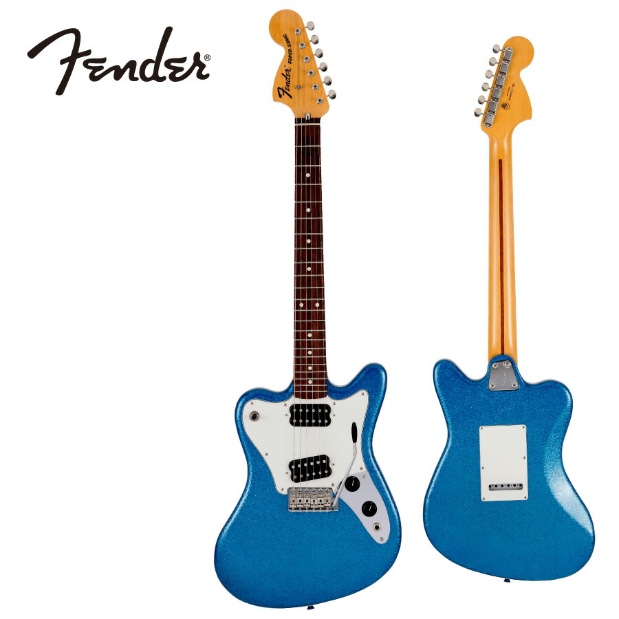 楽天市場】Fender Made in Japan Limited Super-Sonic -Blue Sparkle