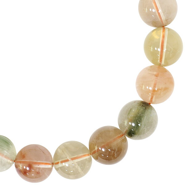 開運】 11.5mm 19cm 福禄寿 ブレスレット (メンズL、レディースLL