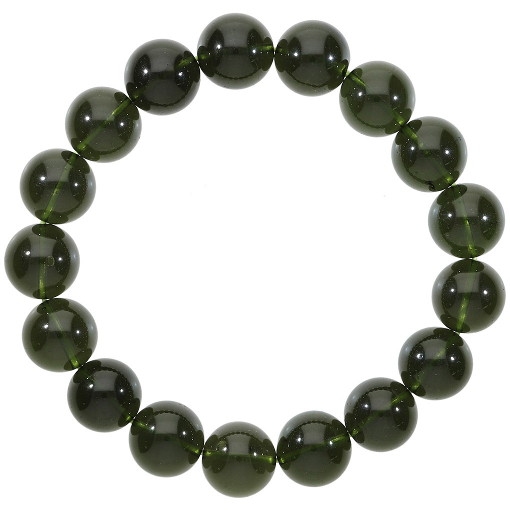 楽天市場】貴重 モルダバイト 12mm 高品質 ブレスレット 18cm メンズ M