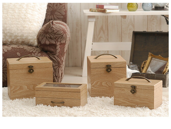 楽天市場】ナチュラルウッド ジュエリーボックス 【ラッピング対応