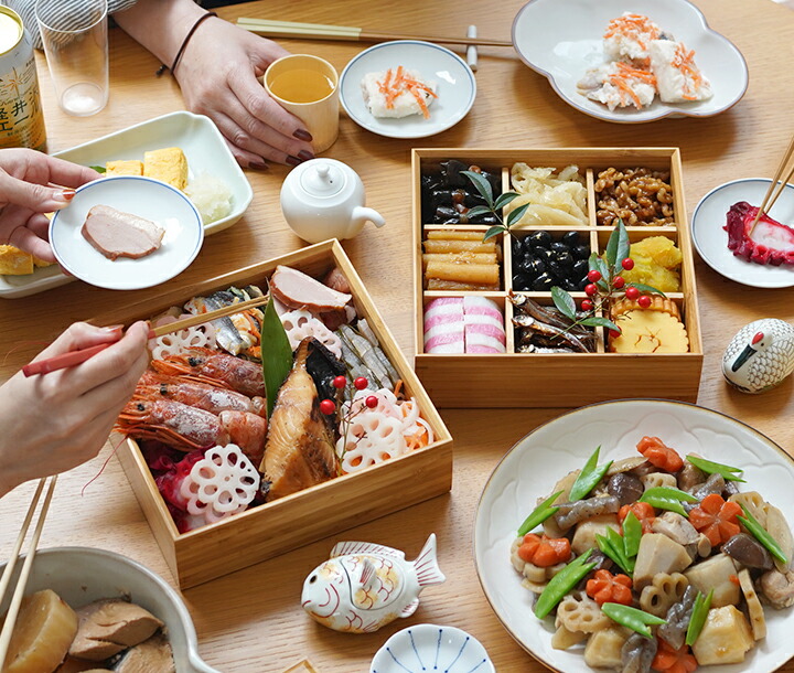 楽天市場】公長齋小菅 6.5寸 二段重箱 京都 お重 ランチボックス 竹製