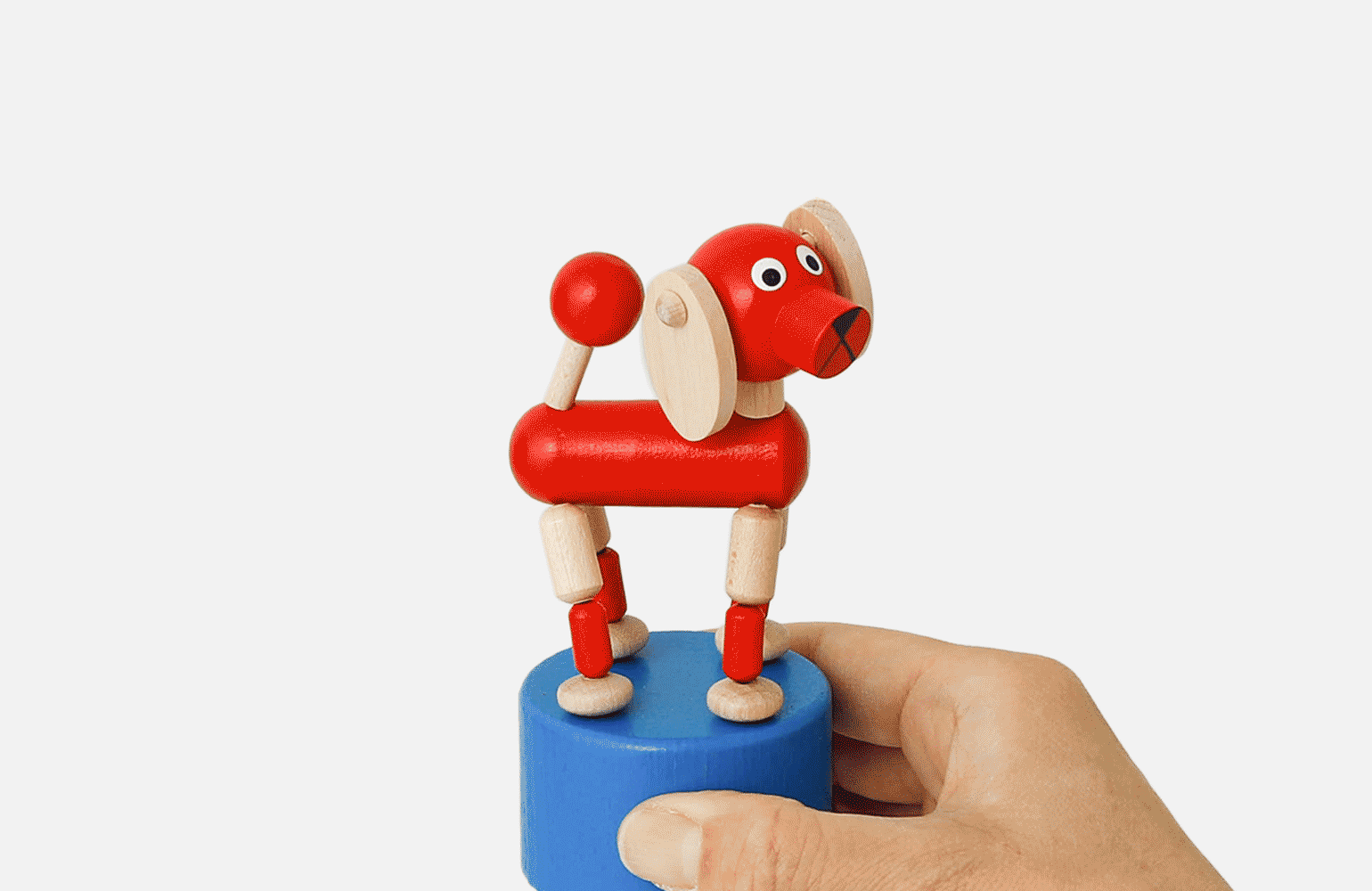 DETOA デトア | Wooden Push Up Toy ALLIGATOR プッシュトイ