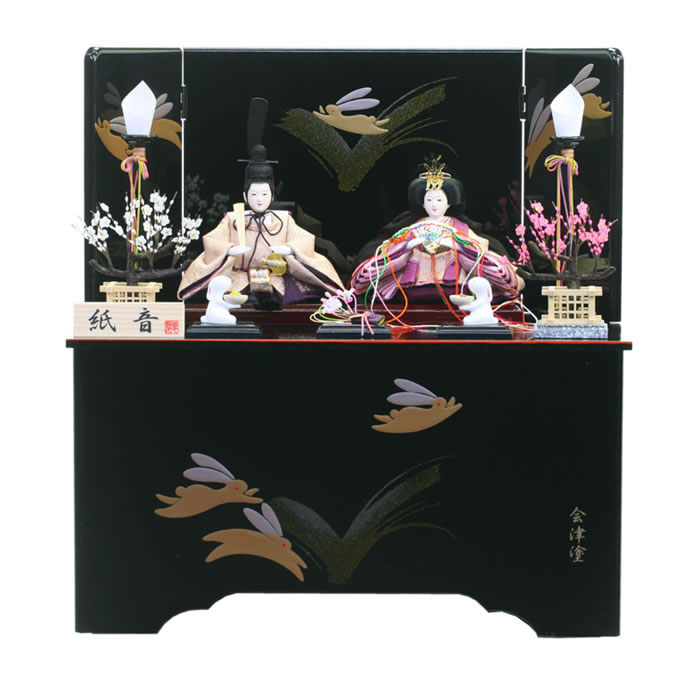 楽天市場】雛人形 コンパクト ひな人形 雛 収納飾り 親王飾り 彦左衛門