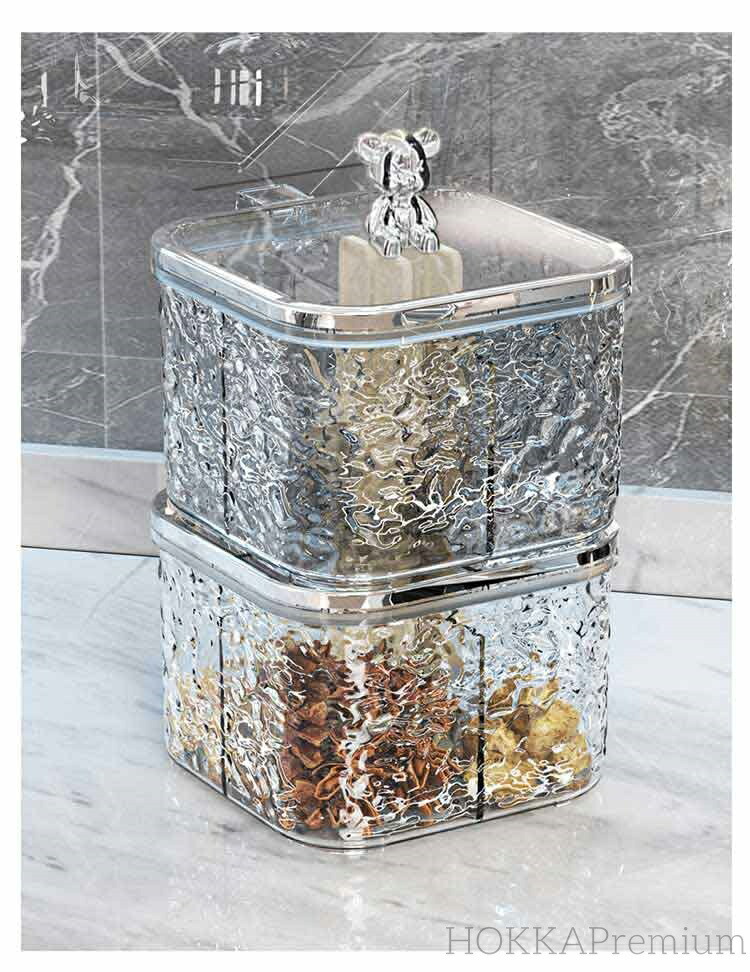 楽天市場】【送料無料】入れ 密閉保存容器 4つ仕切り 一つにまとめて