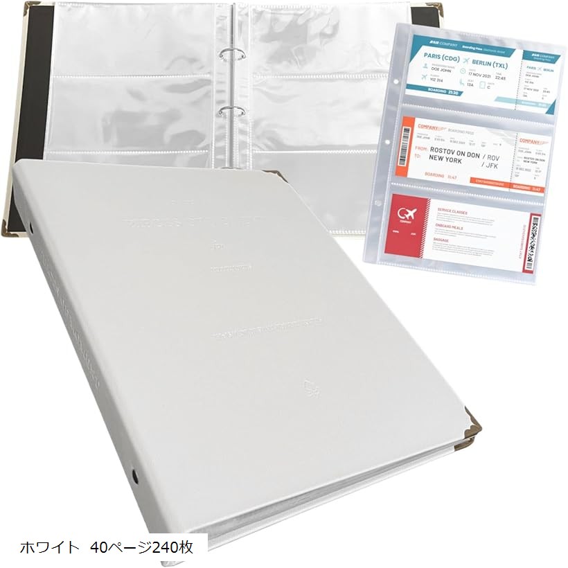 楽天市場】チケットファイル パンフレット 収納 チケットケース 半券