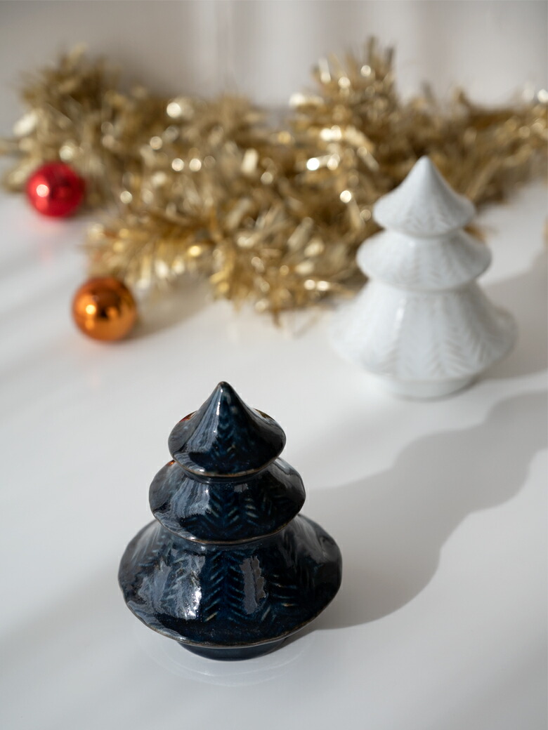 楽天市場】sen ツリーのオブジェ【陶器 置物 クリスマスツリー