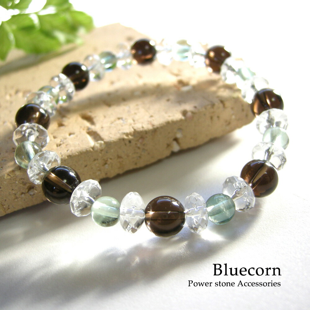 楽天市場】パワーストーン ブレスレット スモーキークォーツ フロー