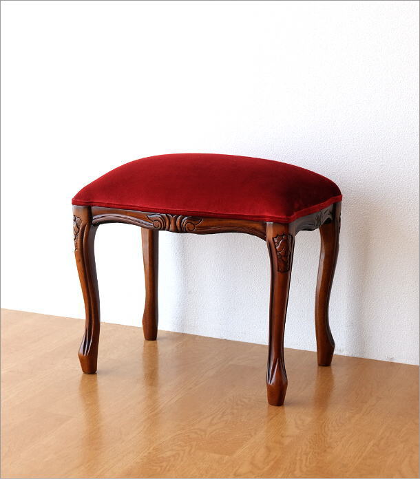 楽天市場】スツール 猫脚 アンティーク おしゃれ クッション 玄関 椅子