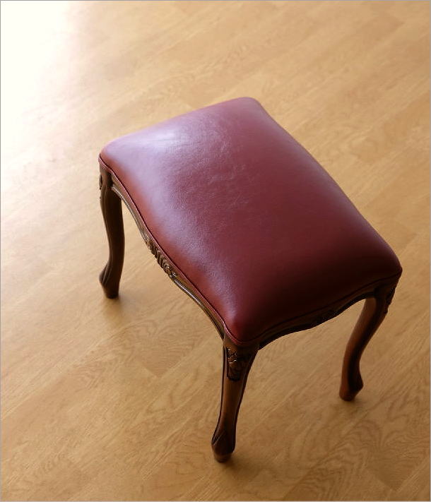 楽天市場】スツール 猫脚 アンティーク おしゃれ クッション 玄関 椅子