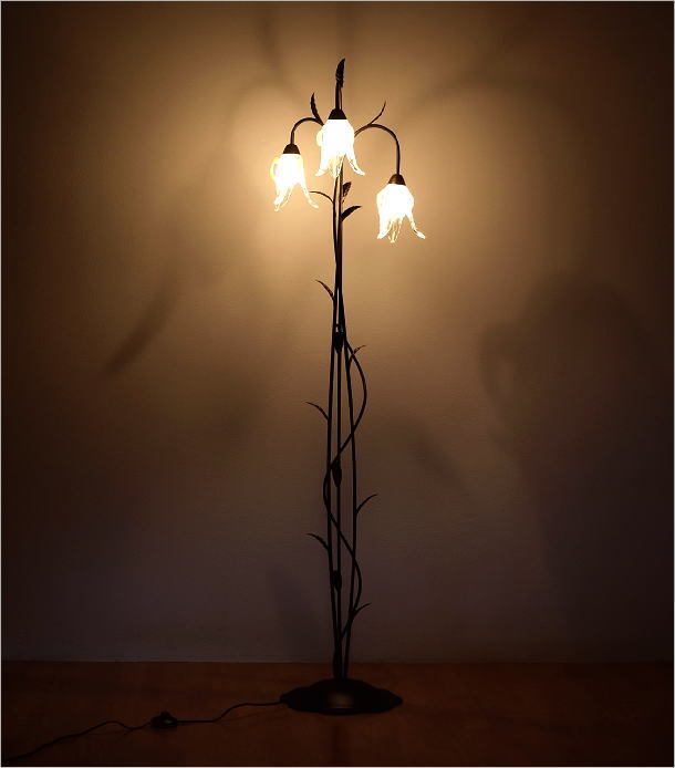 楽天市場】フロアライト アンティーク おしゃれ 3灯 フロアスタンド