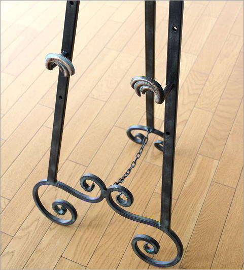 楽天市場】イーゼル アイアン アンティーク 3段階高さ調節可インテリア