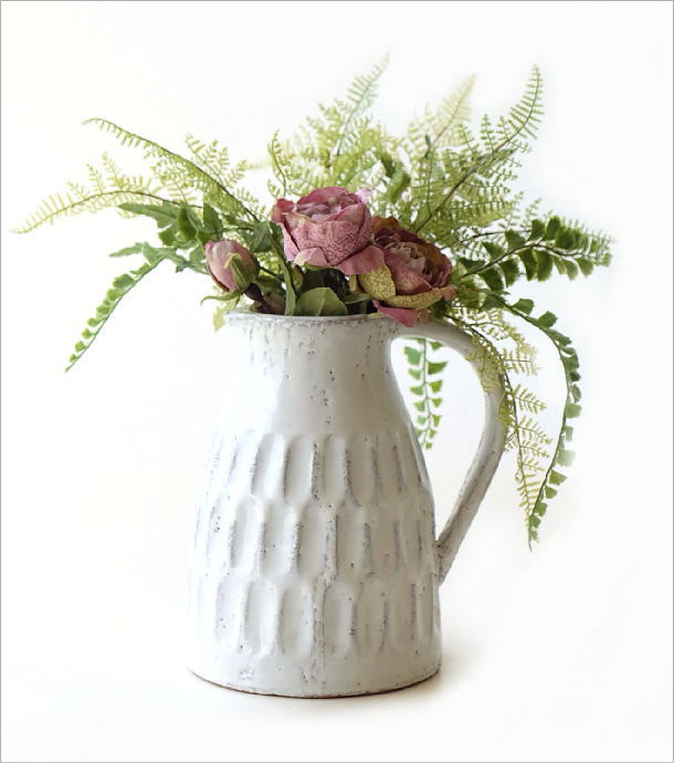 楽天市場】花瓶 おしゃれ 陶器 フラワーベース 花器 かわいい ハンドル