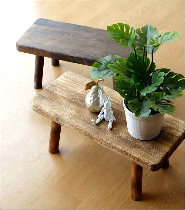 楽天市場】花台 フラワースタンド 木製 天然木 おしゃれ ナチュラル