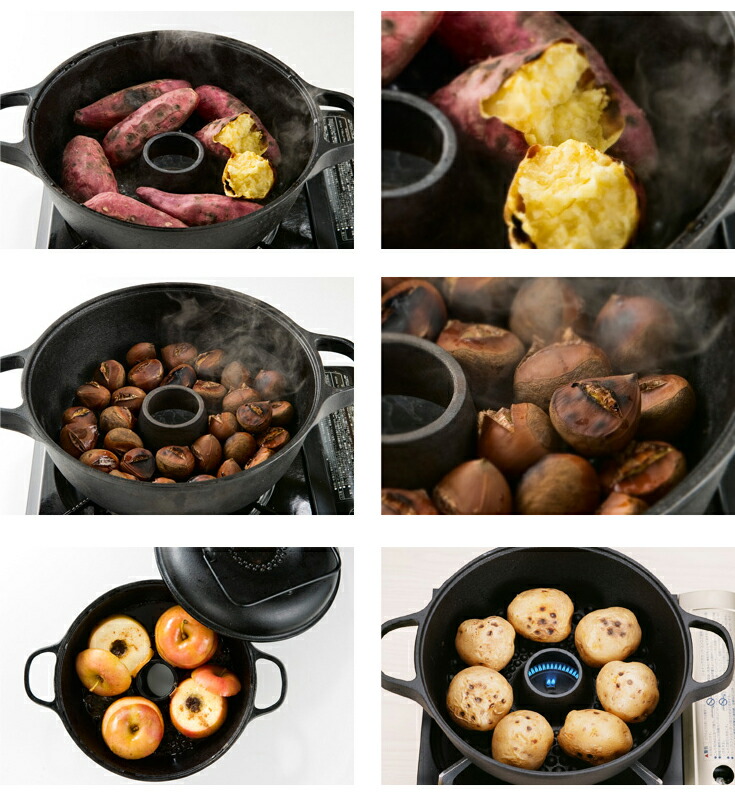 焼きいも機 【盛栄堂 みよちゃんちの焼芋鍋 CA-36】/業務用/新品/小物