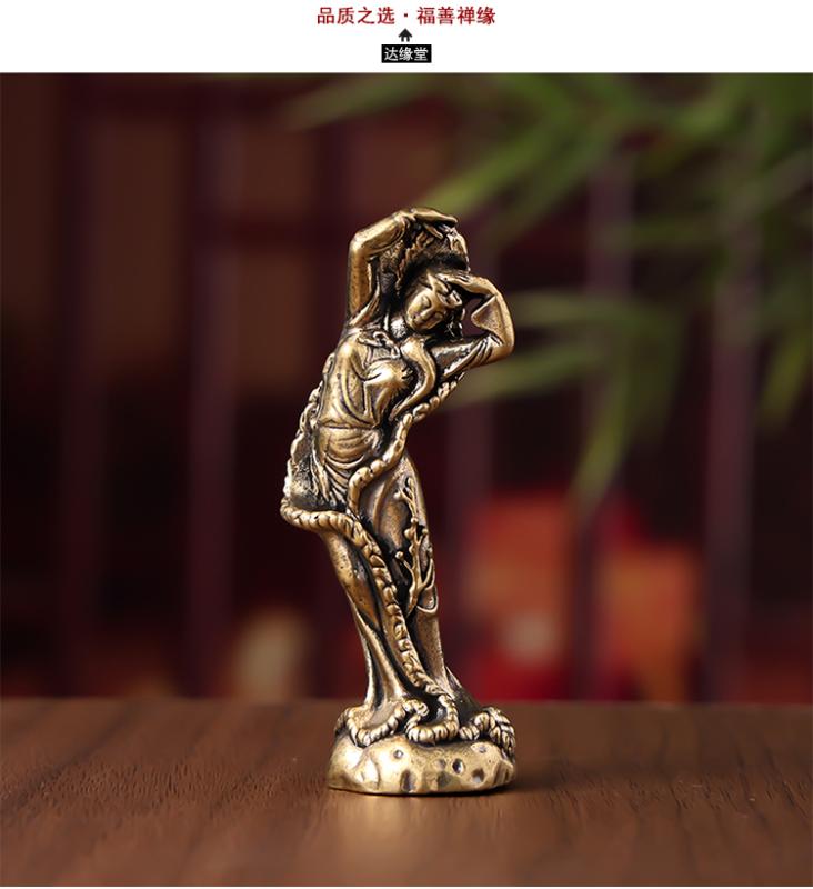 楽天市場】置物 フィギュア 真鍮 レトロ 4人 美女 天女 中国 装飾品