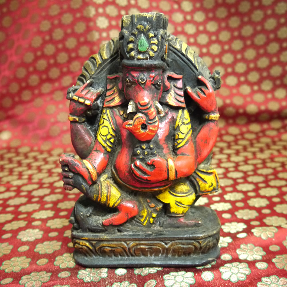 楽天市場】ネパールにある古都パタンの職人手作りによるガネーシャの