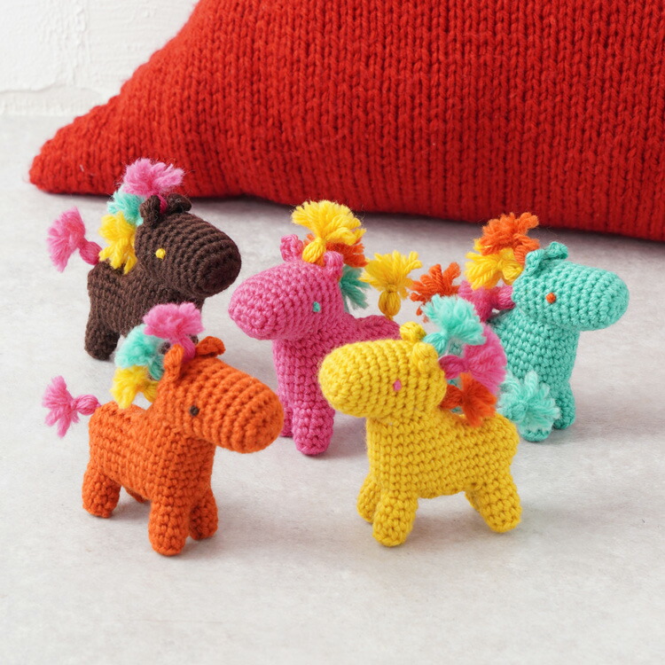 楽天市場】編み物キット 干支のあみぐるみ 午 2026 干支 あみぐるみ