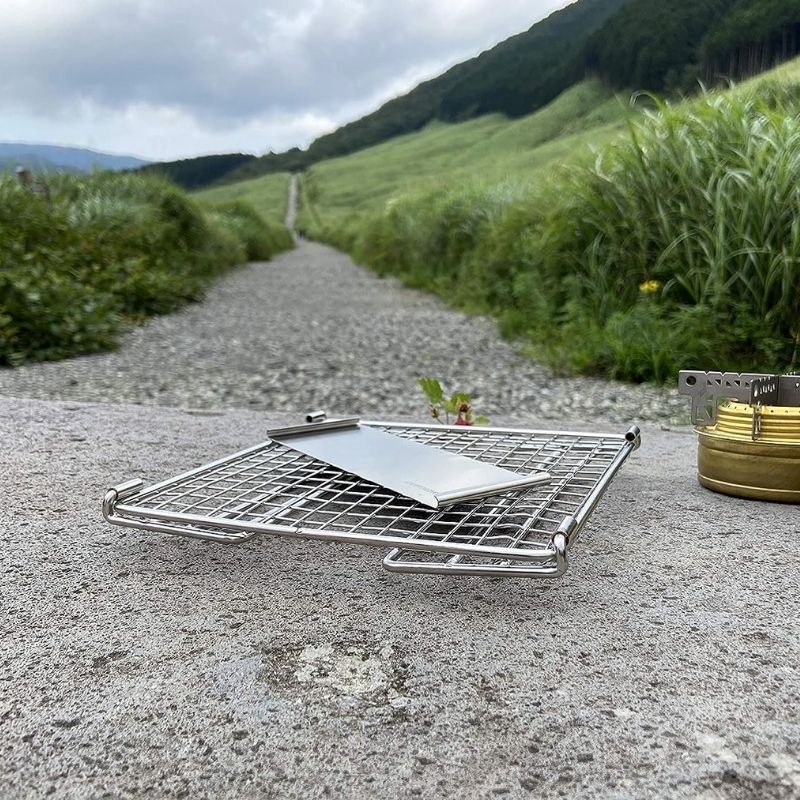 楽天市場】【公式】キャンピングムーン 焼アミ クリンプ金網 卓上 卓上