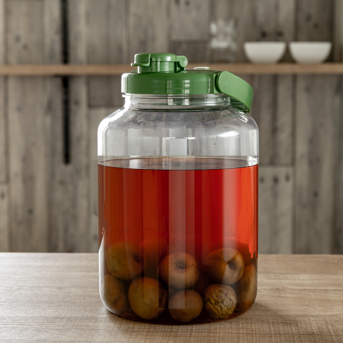 楽天市場】果実酒びん 果実酒用広口びん 8L （ ガラス 密閉 レシピ付き