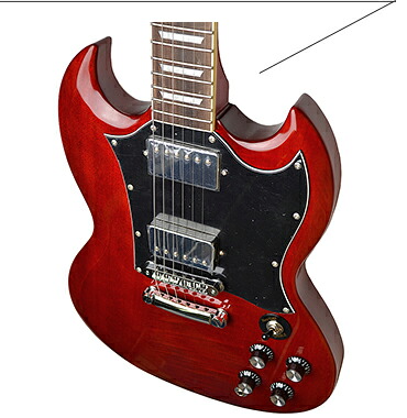 ギブソンSG エレキギター セイモアダンカン搭載　レフティー 10年ぶりに買ったエレキギター。白のEpiphone SGで、ピックアップは