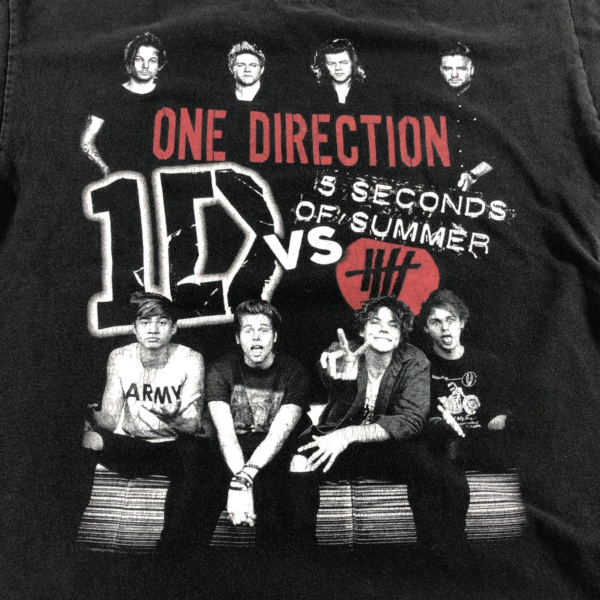 古着 ONE DIRECTION ワンダイレクション バンドTシャツ バンT メンズS