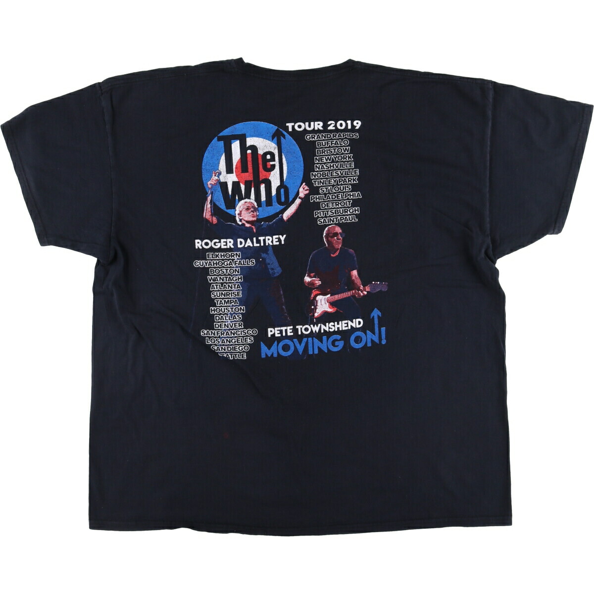 古着 フルーツオブザルーム FRUIT OF THE LOOM THE WHO ザフー バンドT