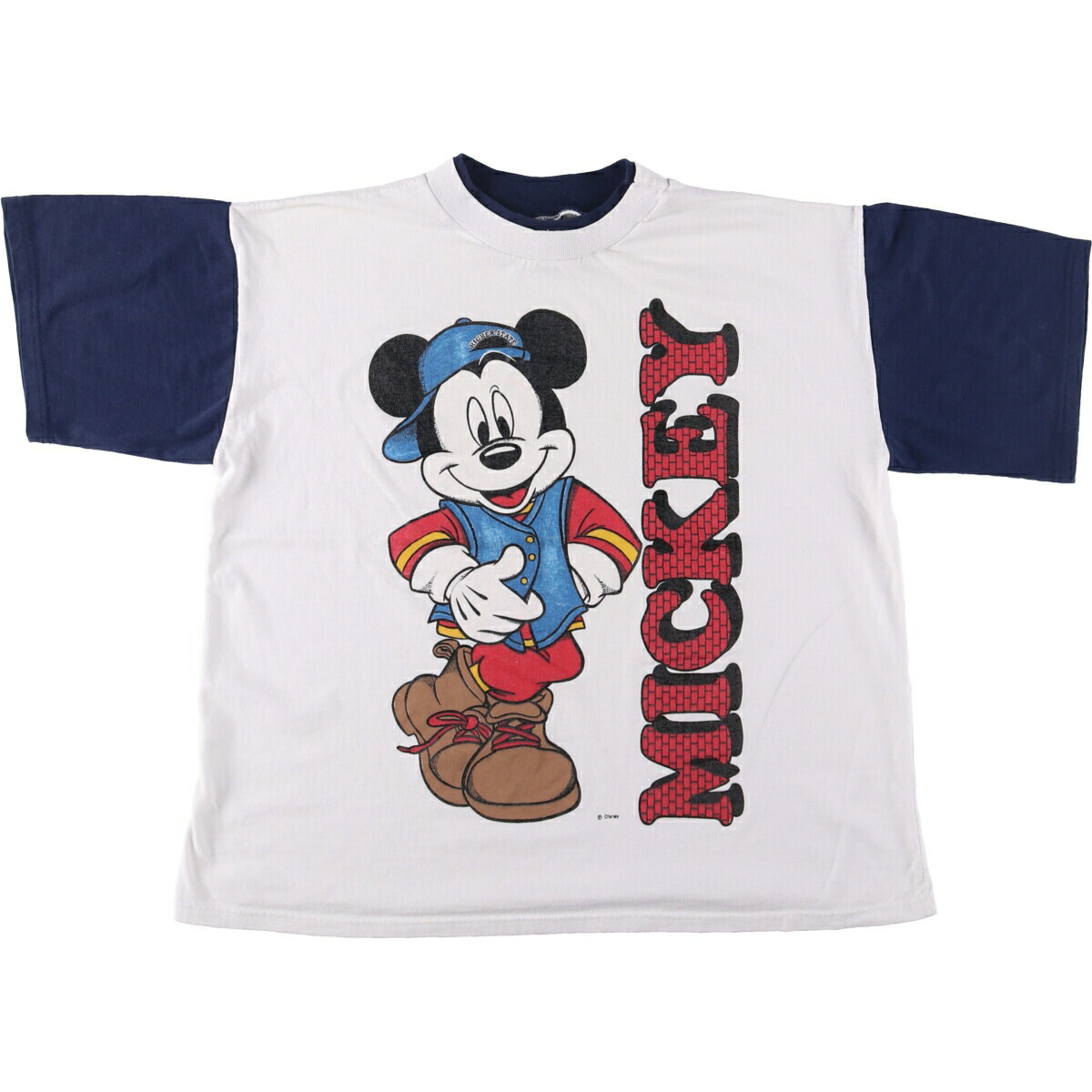 古着 90年代 MICKEY UNLIMITED MICKEY MOUSE ミッキーマウス 大判