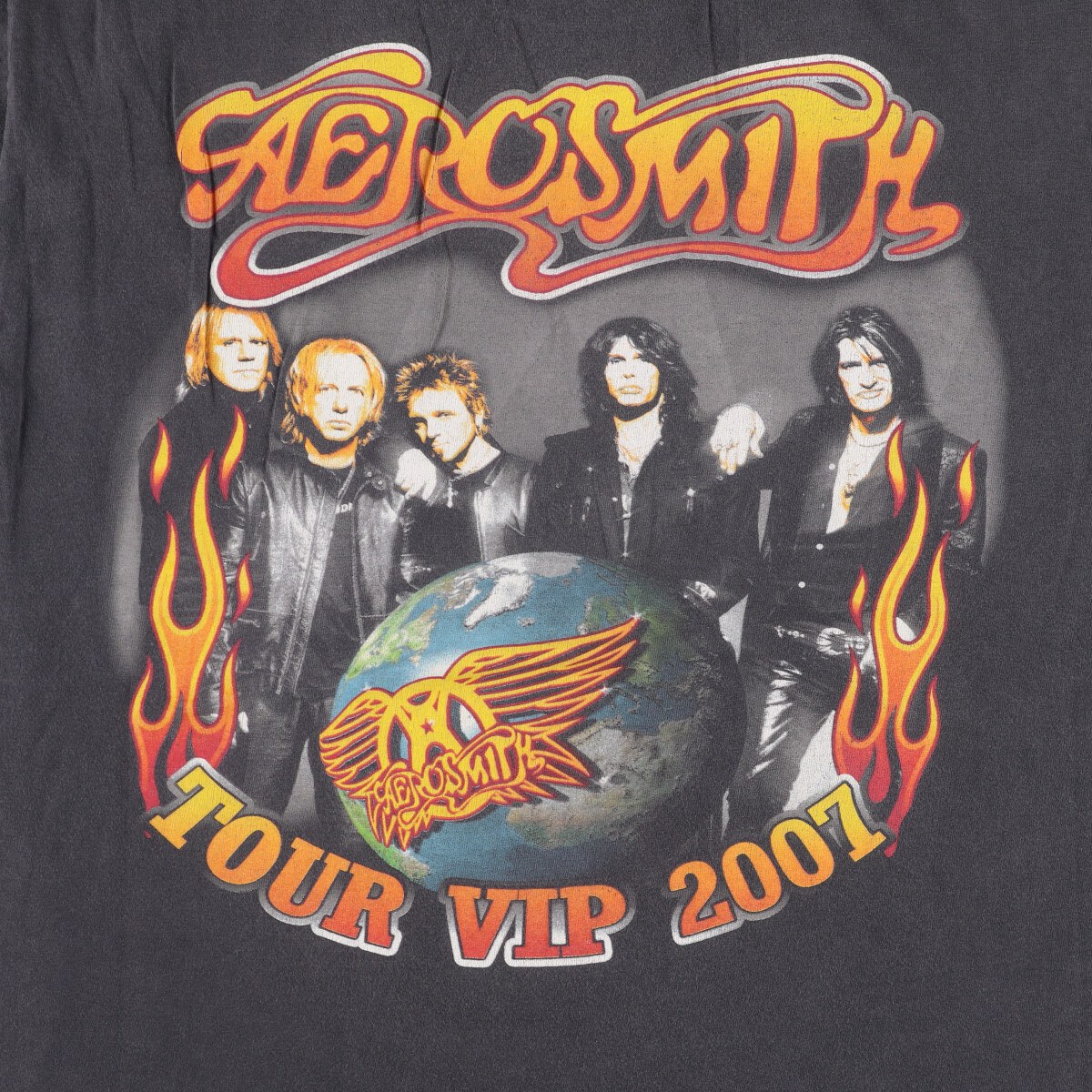 古着 00年代 CYGNUS AEROSMITH エアロスミス バンドTシャツ バンT
