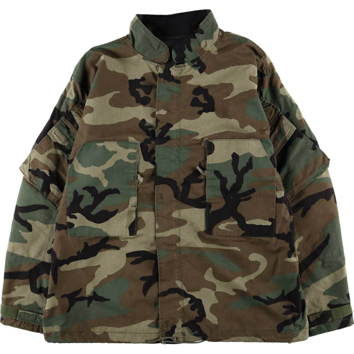 古着 80年代 米軍実品 ケミカルプロクティブスーツ 迷彩柄 ウッド