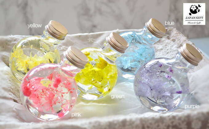 楽天市場】ハーバリウム ピュアローズ(ネコ瓶) 5カラー Pure