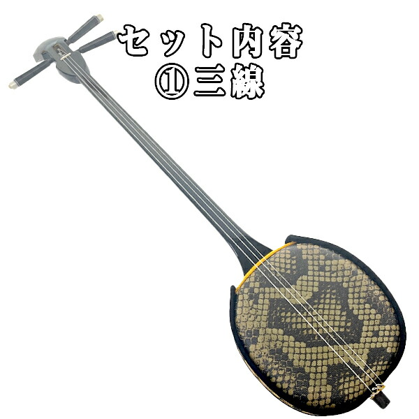 三線 三味線 沖縄 初心者安心10点セット 本体 ソフトケース 天キャップ