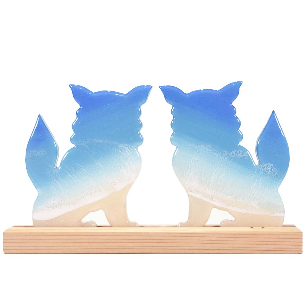 レジンアート エポキシレジン 海アート 波アート 沖縄 海 マリン 雑貨