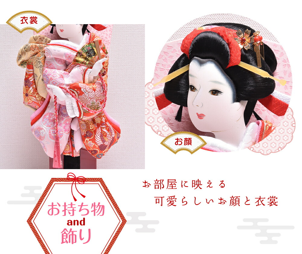 選べる2種類】10号羽子板・京玉オリジナル（匠一好作）オルゴール付