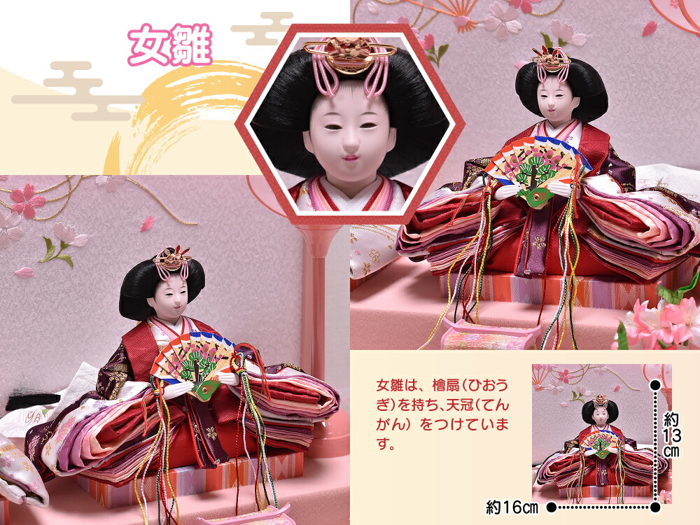 雛人形 コンパクト ひな人形 雛人形 【選べるおひな】雛人形 ケース