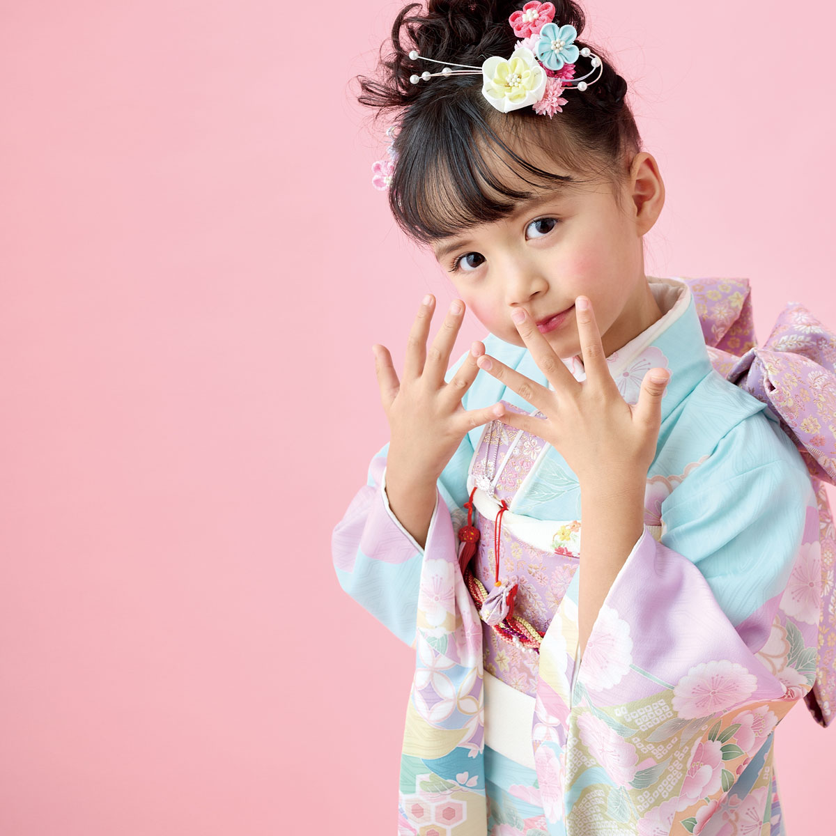 楽天市場】【レンタル】753 七五三 着物 7歳 フルセット 女の子