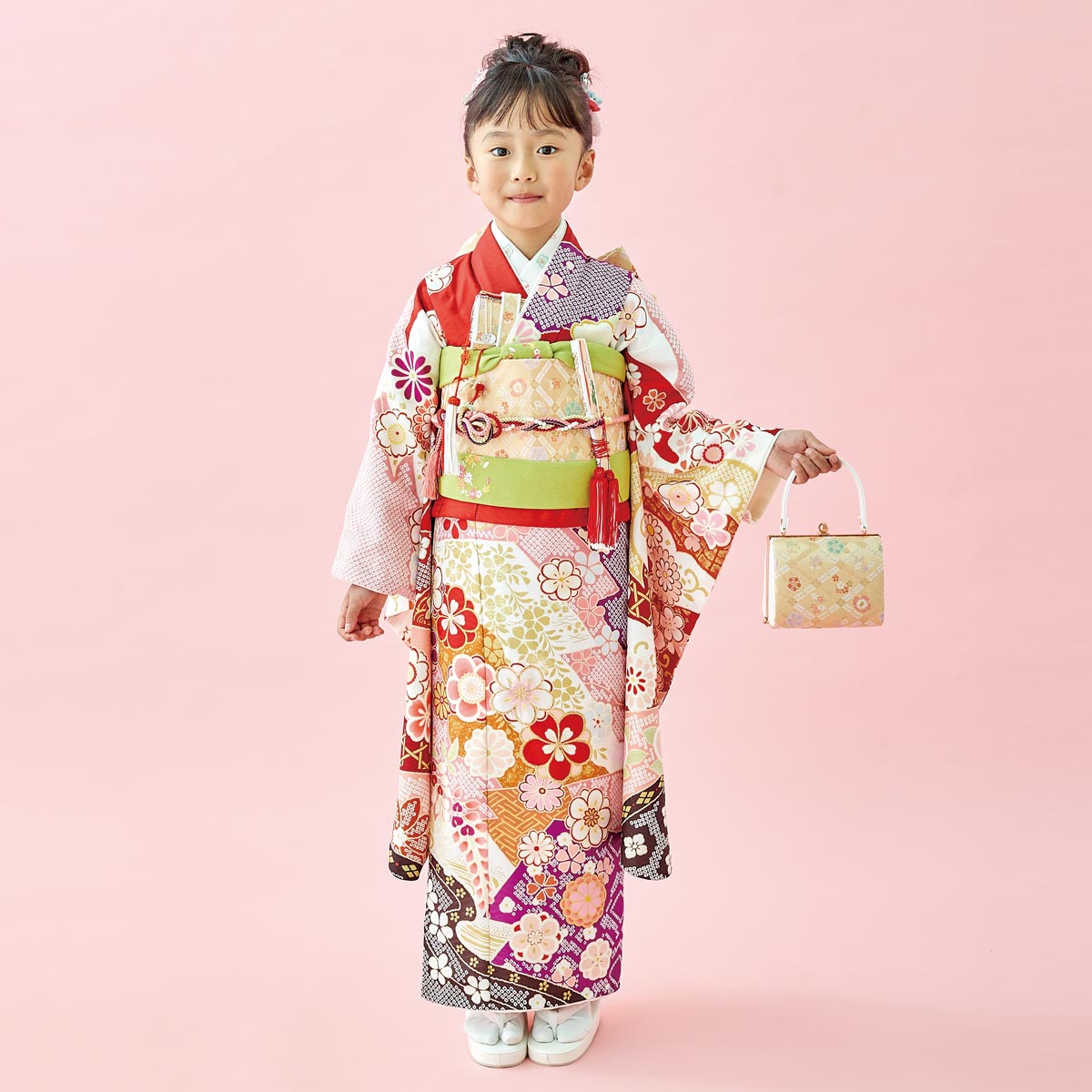 楽天市場】【レンタル】753 七五三 着物 7歳 フルセット 女の子