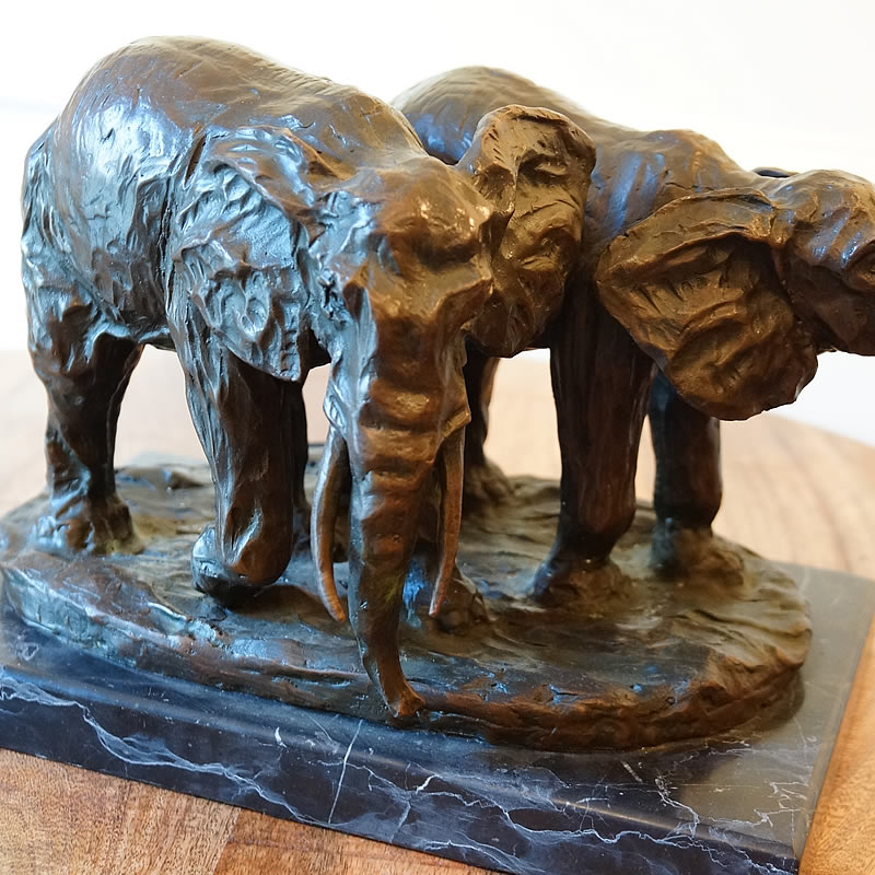 楽天市場】【スーパーセール期間限定価格】 アレキサンダー社 2頭の象