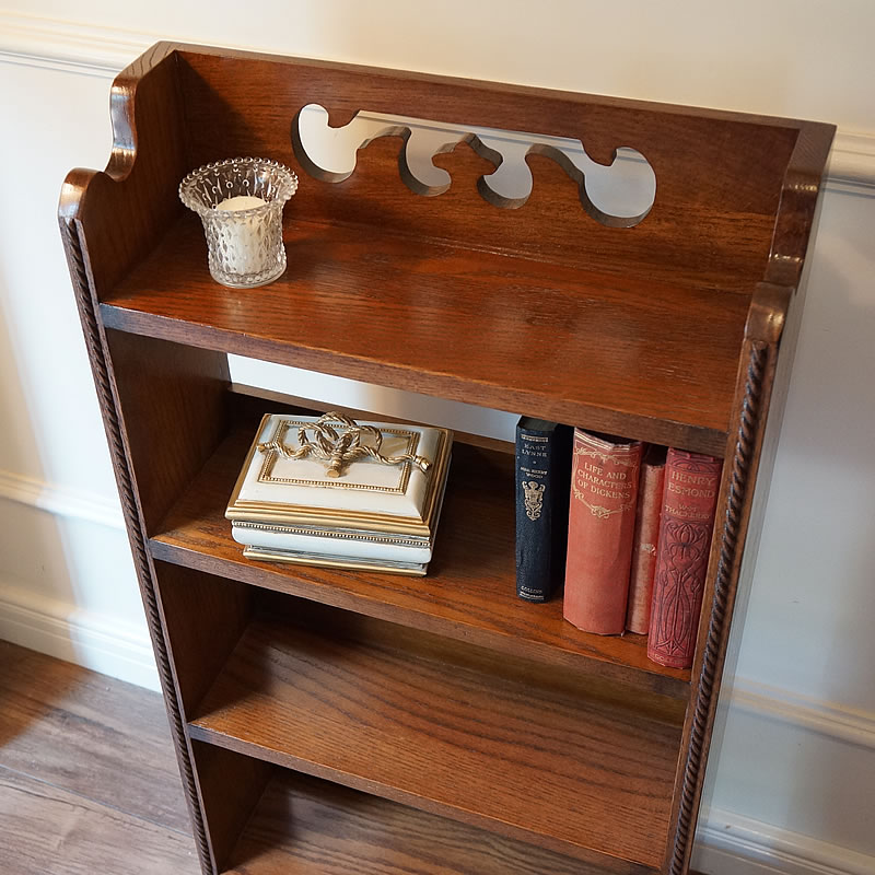 楽天市場】アンティーク家具 4段 ブックシェルフ アンティーク