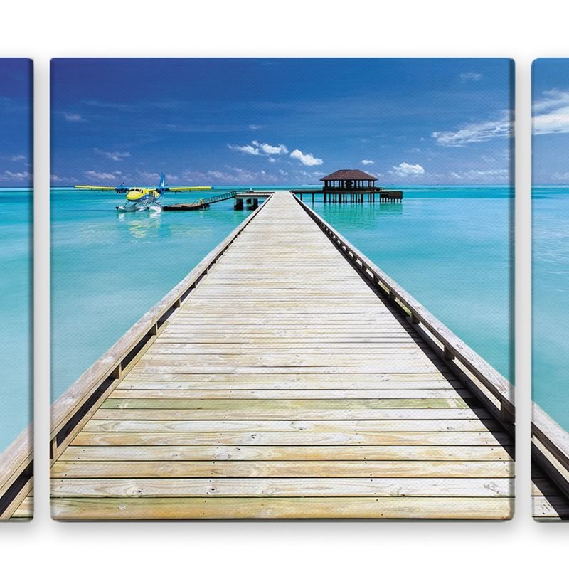 楽天市場】アートパネル ブルーブルー 海 風景 3枚セット アート