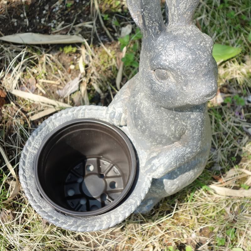 楽天市場】アニマルプランター ラビット うさぎ 鉢カバー プランター