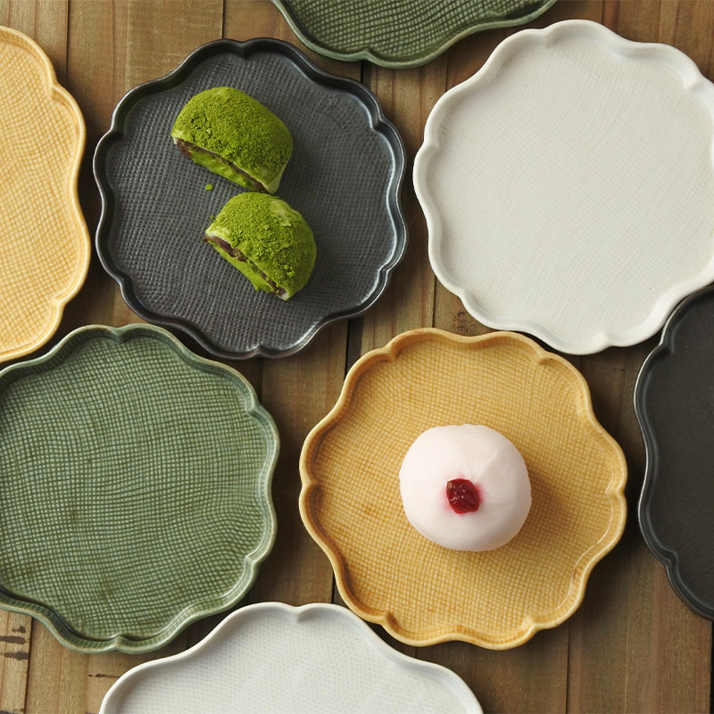 楽天市場】【日本製】 お皿 小皿 お花の形の小皿 美濃文山窯 六花