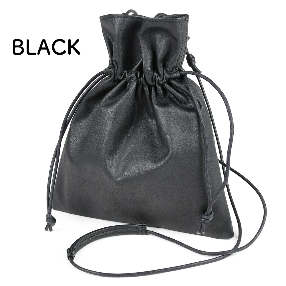 楽天市場】リングサコッシュ 巾着ポシェット きんちゃく 洗える革 ミニ