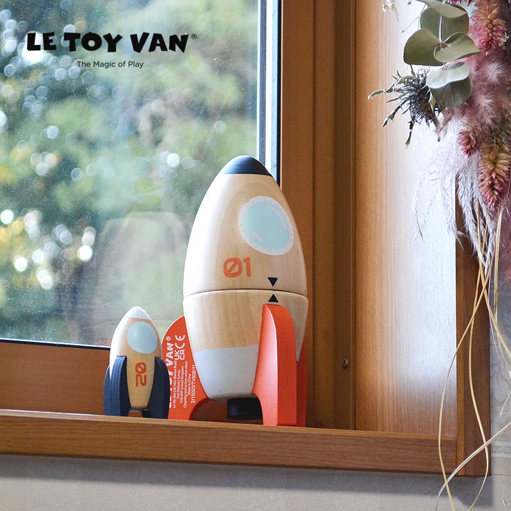 楽天市場】LE TOY VAN（ルトイヴァン）木のおもちゃ スペースロケット