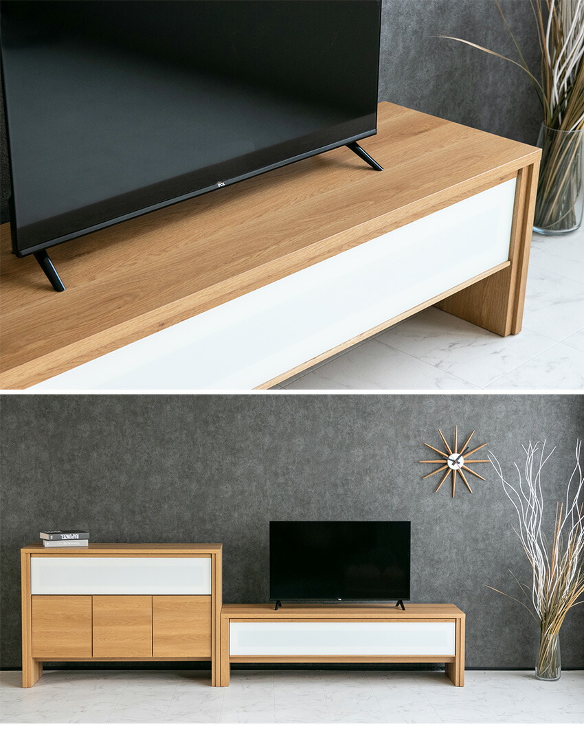 楽天市場】【送料無料】 テレビ台 ローボード ガラス 引き出し 収納