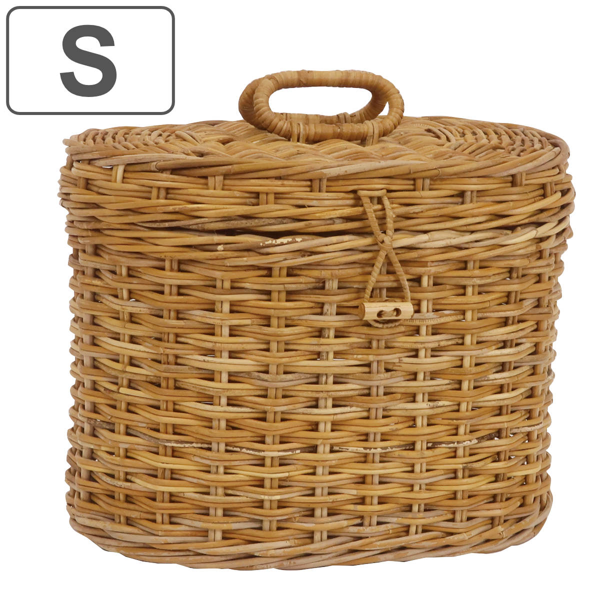 楽天市場】バスケット アラログ フタ付きワンハンドルバスケットL