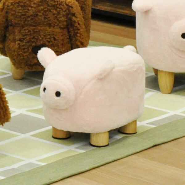 楽天市場】スツール ブタ ミニ アニマルスツール 椅子 腰掛 豚 ぶた
