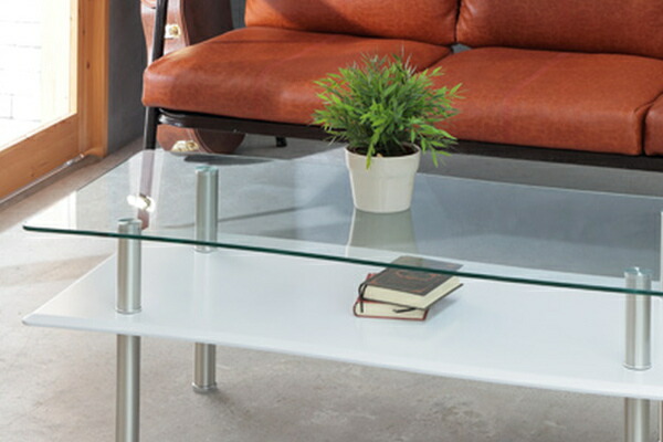 楽天市場】センターテーブル 幅110cm ガラステーブル BREEZE ブリーズ