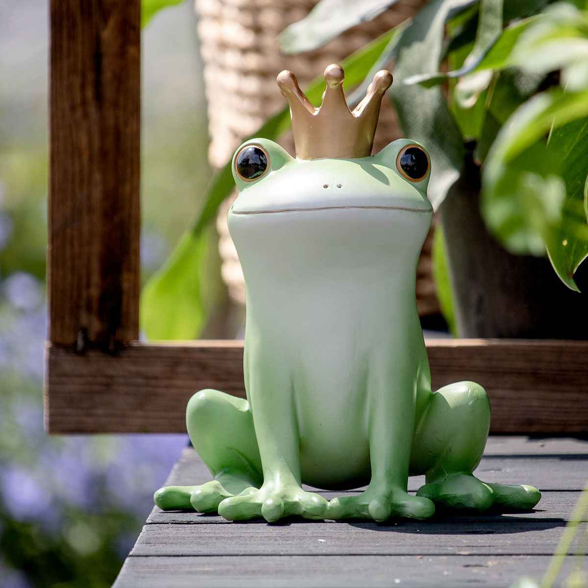 楽天市場】ガーデン オーナメント 王冠カエル Copeau （ コポー カエル